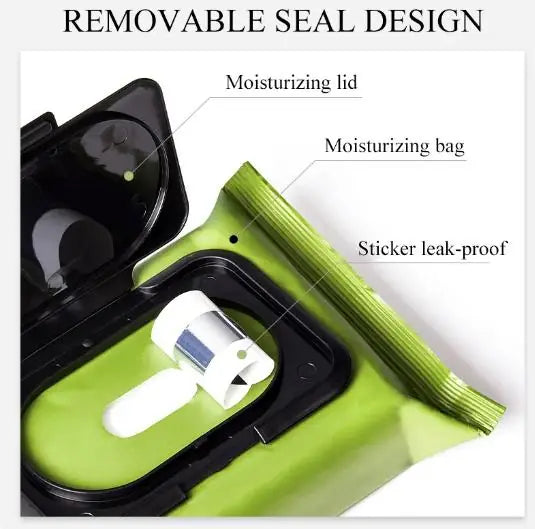 Avocado Makeup Remover Wipes – 60 Hydrating & Gentle Cleansing Pads
