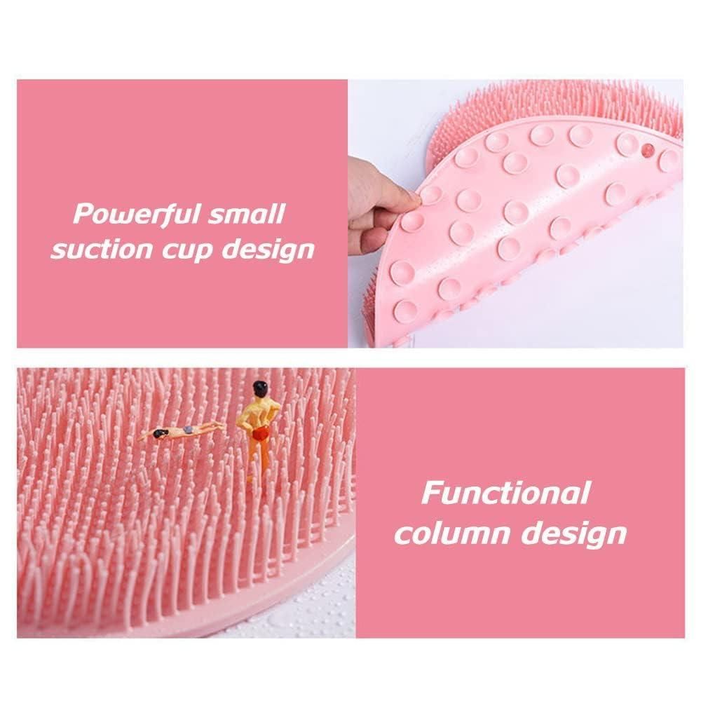 Silicone Multi-Use Body & Foot Scrubber – Gentle Exfoliating Bath Brush