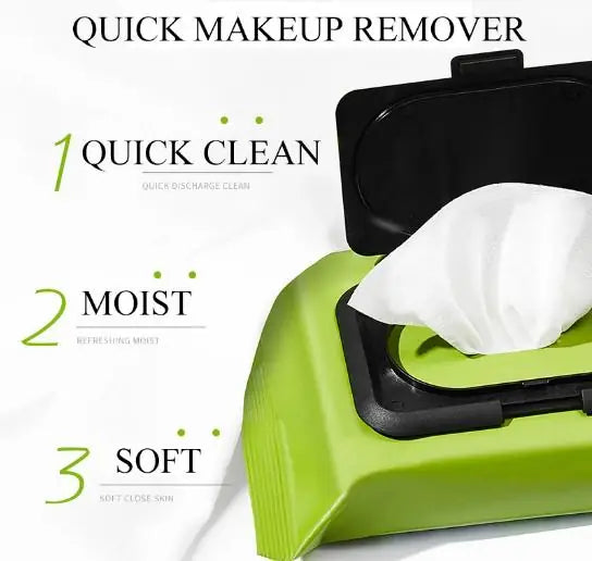 Avocado Makeup Remover Wipes – 60 Hydrating & Gentle Cleansing Pads