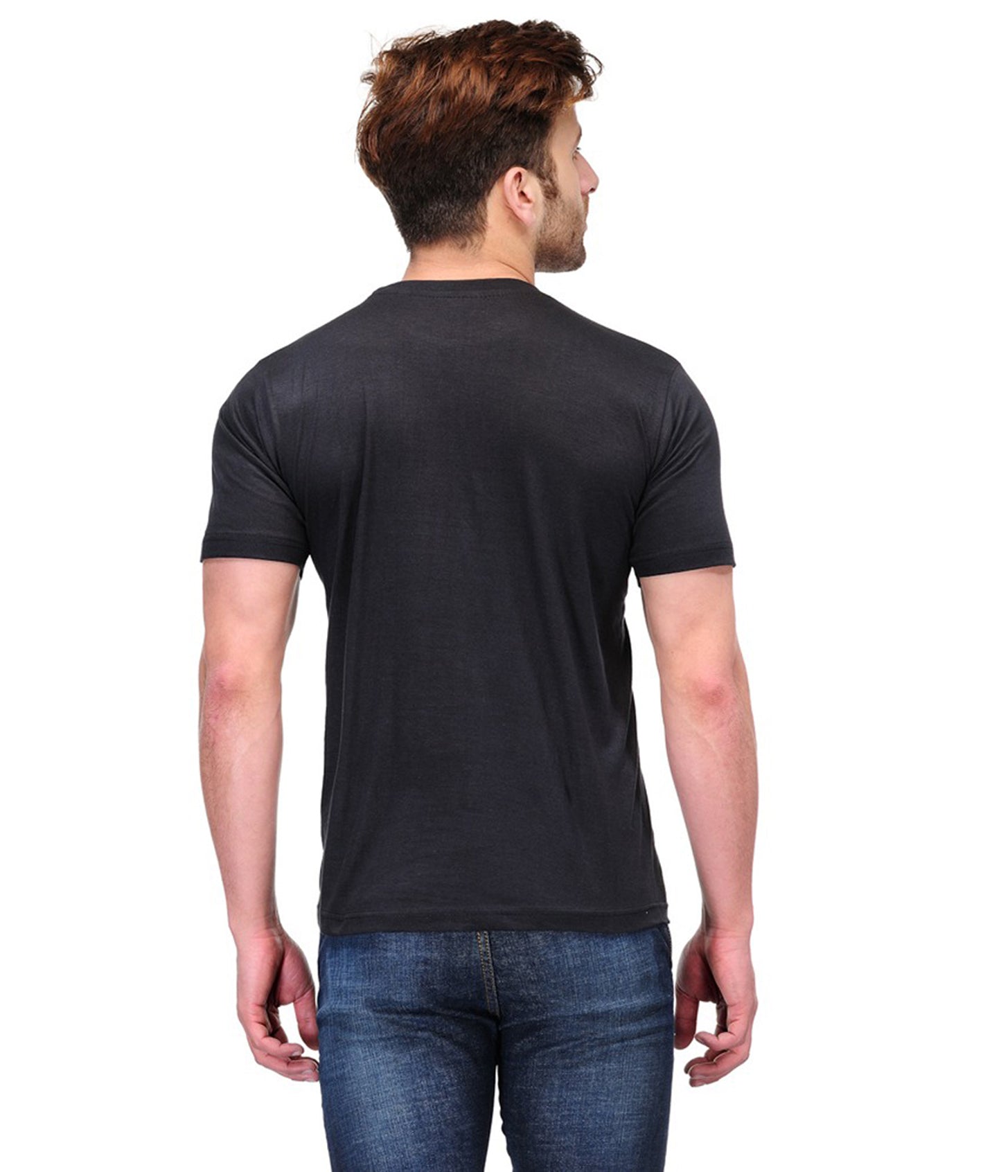 Ketex Men's Dri-Fit Round Neck T-Shirts – Pack of 3 | Polyester Blend, Moisture-Wicking Activewear