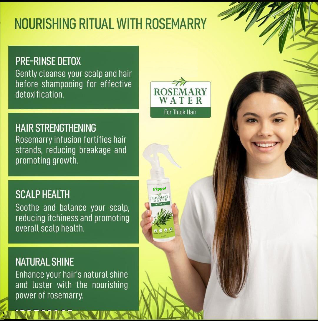"Rosemary Hair Growth Spray – 100ml | Natural Scalp Treatment for Thicker, Fuller Hair | Nourishes Roots & Reduces Hair Fall"