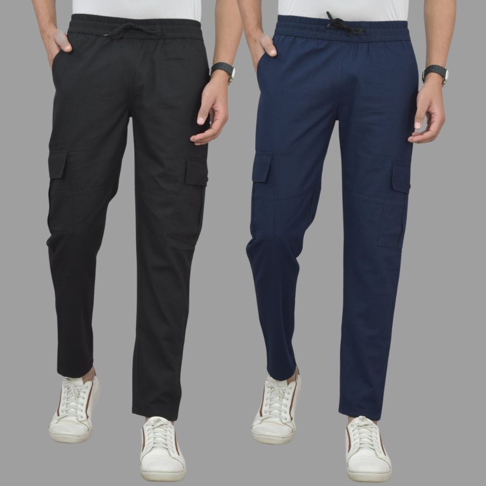Men's Cargo Pants – Combo Pack of 2 | Stylish & Comfortable Fit