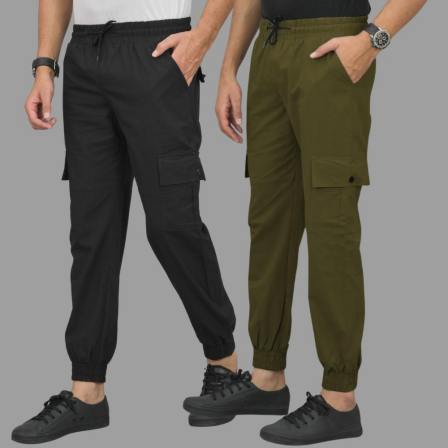 Men's Cargo Pants – Combo Pack of 2 | Stylish & Comfortable Fit