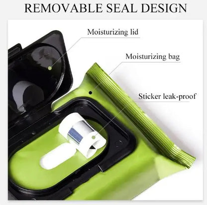 Avocado Makeup Remover Wipes – 60 Hydrating & Gentle Cleansing Pads