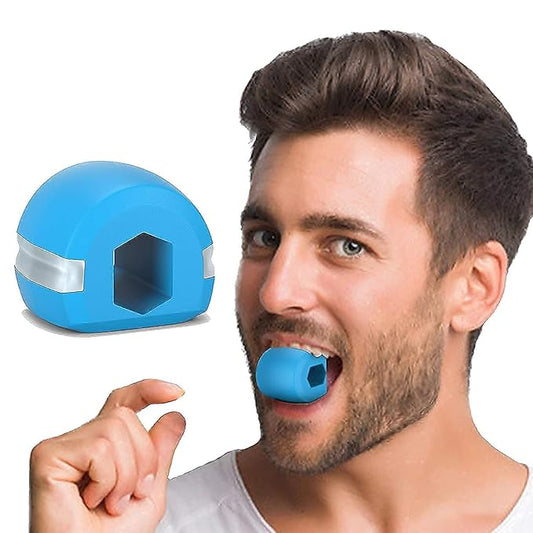Jawline Exerciser for Men & Women – Face & Neck Toning Device to Sculpt Jawline, Reduce Double Chin, Curb Cravings & Stress – Anti-Aging Facial Workout Tool