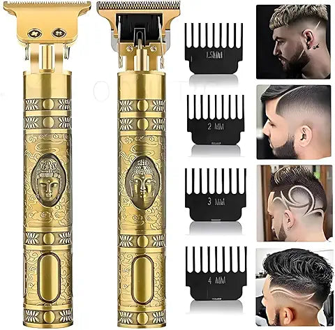 Buddha Trimmer – SkinProtect Beard Trimmer for Men | Battery Powered, Gentle & Precise Grooming by Nova
